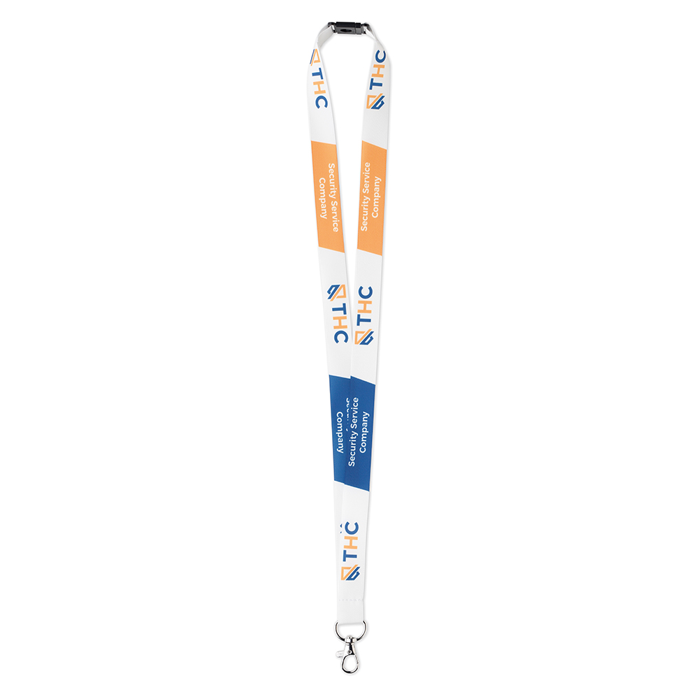 Lanyard de satén personalizado